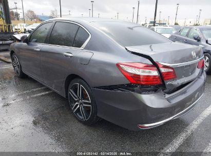 2017 HONDA ACCORD LX Gray  Gasoline 1HGCR2F31HA201865 photo #4