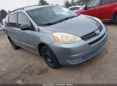 2004 TOYOTA SIENNA LE Light Blue  Gasoline 5TDZA23C24S117569 photo #1