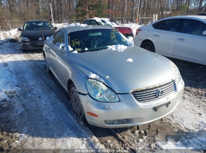 2002 LEXUS SC 430 Silver  Gasoline JTHFN48Y720016209 photo #1