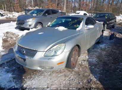 2002 LEXUS SC 430 Silver  Gasoline JTHFN48Y720016209 photo #3