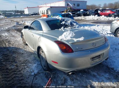 2002 LEXUS SC 430 Silver  Gasoline JTHFN48Y720016209 photo #4