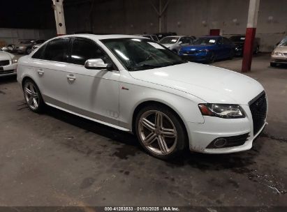 2012 AUDI S4 3.0 PREMIUM PLUS White  Gasoline WAUBGAFL1CA091206 photo #1