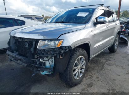 2014 JEEP GRAND CHEROKEE LIMITED Silver  Flexible Fuel 1C4RJFBG3EC373167 photo #3