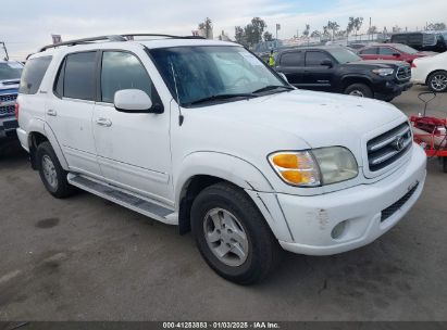 2002 TOYOTA SEQUOIA LIMITED V8 White  Gasoline 5TDZT38A82S095453 photo #1