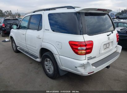 2002 TOYOTA SEQUOIA LIMITED V8 White  Gasoline 5TDZT38A82S095453 photo #4