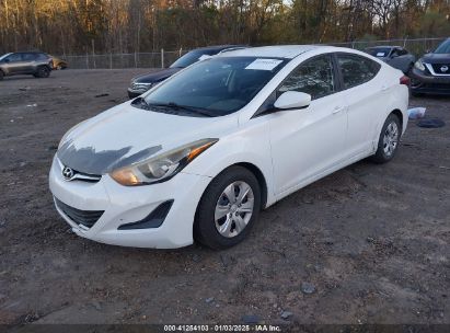 2016 HYUNDAI ELANTRA SE White  Gasoline 5NPDH4AE6GH700243 photo #3