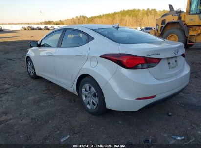 2016 HYUNDAI ELANTRA SE White  Gasoline 5NPDH4AE6GH700243 photo #4