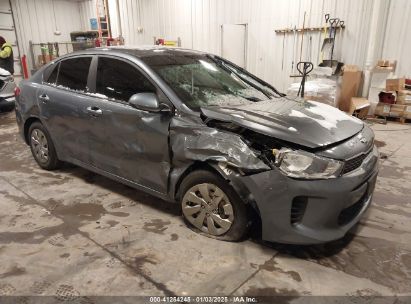 2020 KIA RIO S Gray  Gasoline 3KPA24AD2LE295170 photo #1