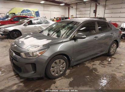 2020 KIA RIO S Gray  Gasoline 3KPA24AD2LE295170 photo #3