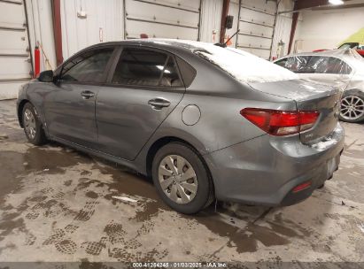 2020 KIA RIO S Gray  Gasoline 3KPA24AD2LE295170 photo #4