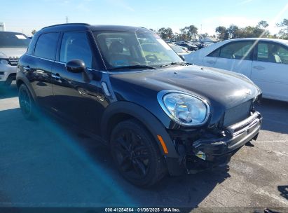 2016 MINI COUNTRYMAN COOPER S Black  Gasoline WMWZC3C59GWT07940 photo #1