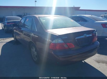 2003 TOYOTA AVALON XLS Burgundy  Gasoline 4T1BF28B33U275251 photo #4