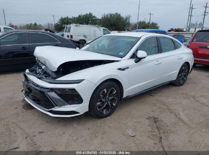 2024 HYUNDAI SONATA SEL White  Gasoline KMHL64JA5RA413481 photo #3