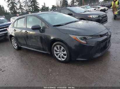 2022 TOYOTA COROLLA LE Black  Gasoline 5YFEPMAE4NP276892 photo #1