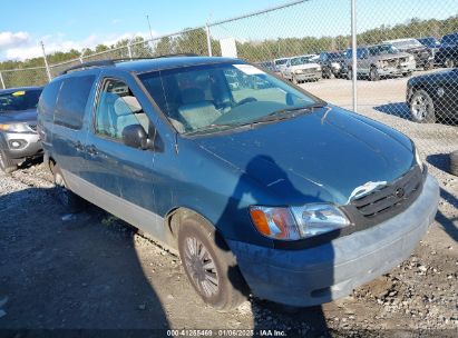 2002 TOYOTA SIENNA LE Blue  Gasoline 4T3ZF13C12U444861 photo #1