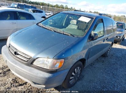 2002 TOYOTA SIENNA LE Blue  Gasoline 4T3ZF13C12U444861 photo #3