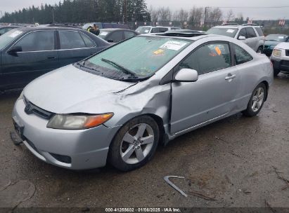 2006 HONDA CIVIC EX Silver  Gasoline 2HGFG12866H507568 photo #3