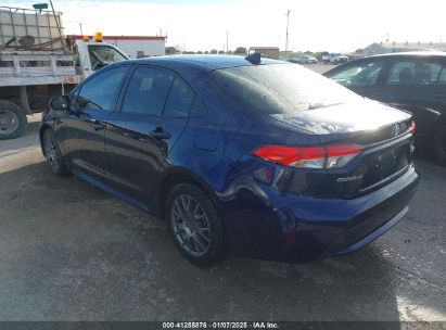 2020 TOYOTA COROLLA LE Blue  Gasoline JTDEPRAE0LJ043459 photo #4