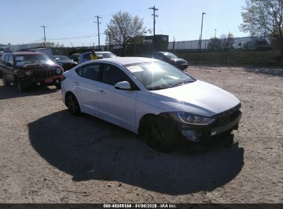 2018 HYUNDAI ELANTRA SEL White  Gasoline 5NPD84LFXJH358325 photo #1