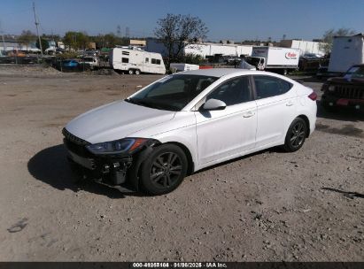 2018 HYUNDAI ELANTRA SEL White  Gasoline 5NPD84LFXJH358325 photo #3