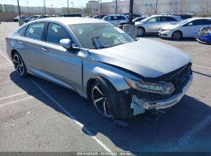 2019 HONDA ACCORD SPORT Silver  Gasoline 1HGCV1F3XKA175523 photo #1