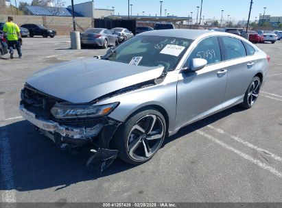 2019 HONDA ACCORD SPORT Silver  Gasoline 1HGCV1F3XKA175523 photo #3