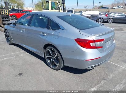 2019 HONDA ACCORD SPORT Silver  Gasoline 1HGCV1F3XKA175523 photo #4