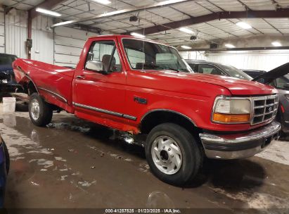 1996 FORD F250 Red  Gasoline 1FTEF25H6TLA54937 photo #1