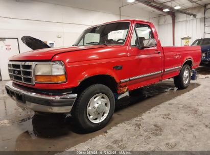 1996 FORD F250 Red  Gasoline 1FTEF25H6TLA54937 photo #3