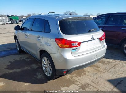 2015 MITSUBISHI OUTLANDER SPORT ES Silver  gas 4A4AP3AU9FE052234 photo #4