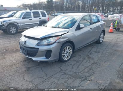 2013 MAZDA MAZDA3 I TOURING Gray  Gasoline JM1BL1L76D1794159 photo #3