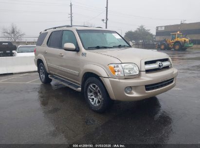 2006 TOYOTA SEQUOIA SR5 V8 Gold  Gasoline 5TDZT34A06S282178 photo #1