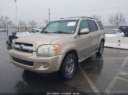 2006 TOYOTA SEQUOIA SR5 V8 Gold  Gasoline 5TDZT34A06S282178 photo #3