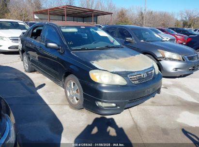 2005 TOYOTA COROLLA S Black  Gasoline 1NXBR32E85Z465078 photo #1