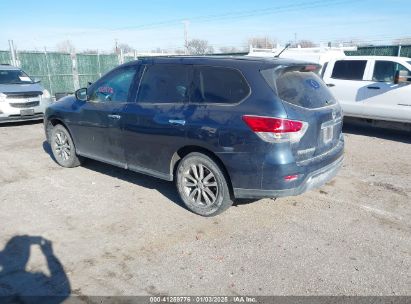 2014 NISSAN PATHFINDER S Blue  Gasoline 5N1AR2MM2EC714619 photo #4