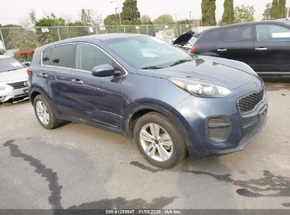 2018 KIA SPORTAGE LX Blue  Gasoline KNDPM3AC1J7484735 photo #1