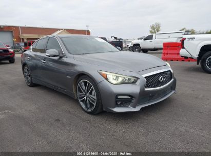 2015 INFINITI Q50 HYBRID SPORT Gray  Hybrid JN1AV7AP0FM790270 photo #1