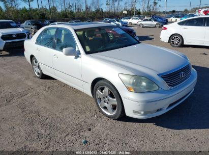 2005 LEXUS LS 430 Cream  Gasoline JTHBN36F555011754 photo #1