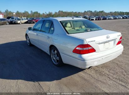 2005 LEXUS LS 430 Cream  Gasoline JTHBN36F555011754 photo #4