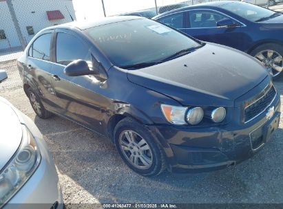 2014 CHEVROLET SONIC LT AUTO Black  Gasoline 1G1JC5SH2E4237755 photo #1