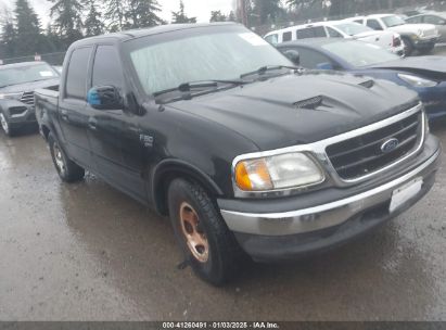 2001 FORD F-150 HARLEY-DAVIDSON EDITION/KING RANCH EDITION/LARIAT/XLT Black  Gasoline 1FTRW07L51KB48933 photo #1