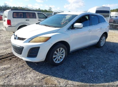 2010 MAZDA CX-7 SV White  Gasoline JM3ER2W59A0342324 photo #3