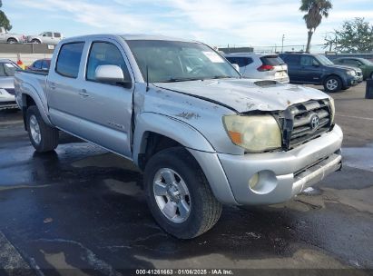 2006 TOYOTA TACOMA PRERUNNER V6 Silver  Gasoline 5TEJU62N96Z300634 photo #1