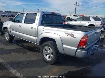 2006 TOYOTA TACOMA PRERUNNER V6 Silver  Gasoline 5TEJU62N96Z300634 photo #4