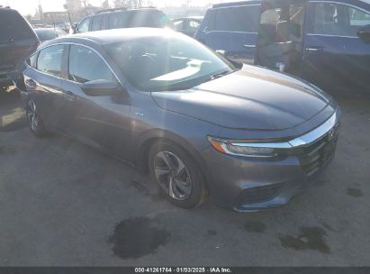 2019 HONDA INSIGHT LX Gray  Hybrid 19XZE4F13KE016865 photo #1