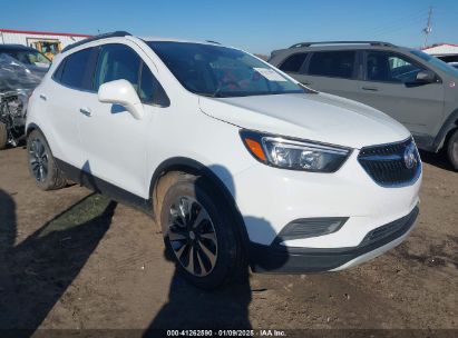 2021 BUICK ENCORE AWD PREFERRED White  Gasoline KL4CJESM4MB371786 photo #1