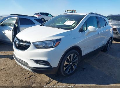 2021 BUICK ENCORE AWD PREFERRED White  Gasoline KL4CJESM4MB371786 photo #3