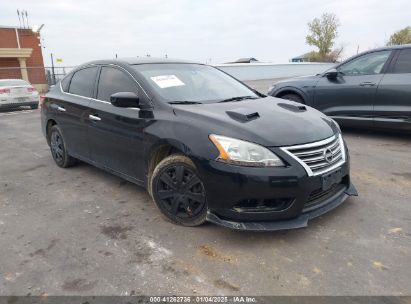 2015 NISSAN SENTRA S Black  Gasoline 3N1AB7AP5FY249429 photo #1