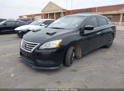 2015 NISSAN SENTRA S Black  Gasoline 3N1AB7AP5FY249429 photo #3