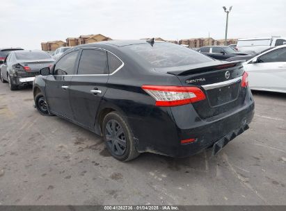 2015 NISSAN SENTRA S Black  Gasoline 3N1AB7AP5FY249429 photo #4